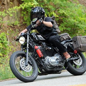 Voyager Luggage on Sportster